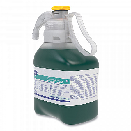 Crew Restroom Floor and Surface SC Non-Acid Disinfectant Cleaner, Fresh Scent, 1.4 L SmartDose, 2/Carton (101105993)