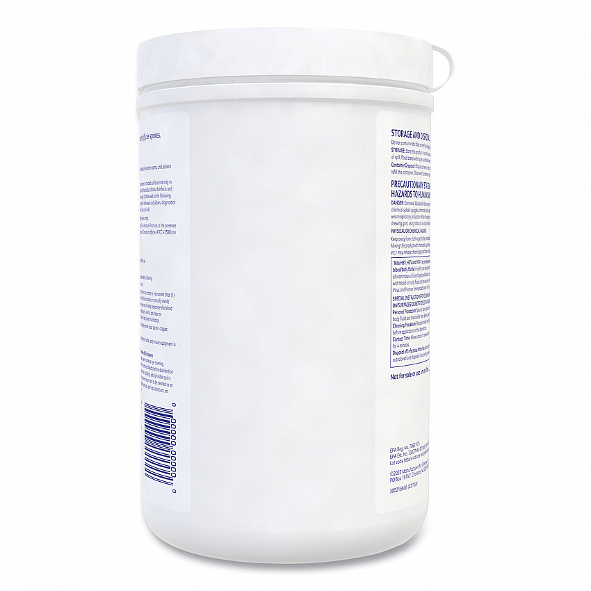 Avert Sporicidal Disinfectant Cleaner Wipes, 6 x 7, Chlorine Scent, 160/Canister, 12/Carton (100895790)