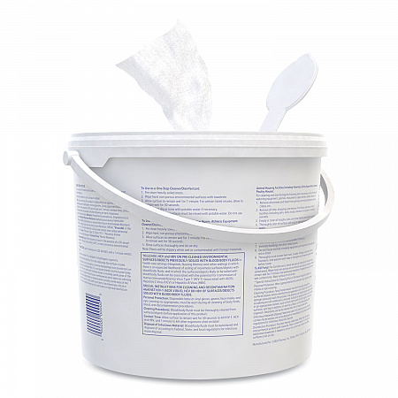 Oxivir 1 Wipes, 1-Ply, 11 x 12, 160/Canister, 4 Canisters/Carton (100850924)