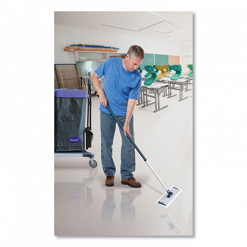 EasyMop Single-Use Microfiber Mop, 16 x 5.3, 10/Carton (D1232213)