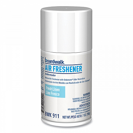 Metered Air Freshener Refill, Fresh Linen, 7 oz Aerosol Spray, 12/Carton (911)
