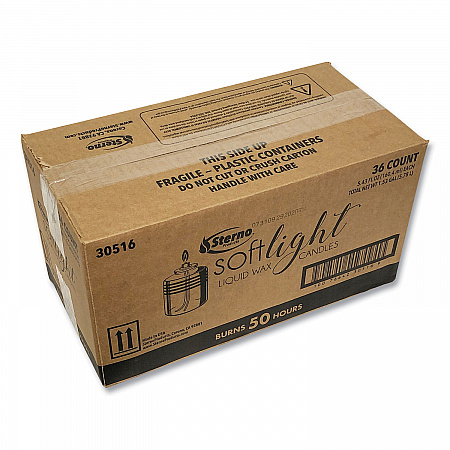 Soft Light Liquid Wax, 50 Hour Burn, 126 g, Clear, 36/Carton (30516)