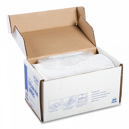 Steam Pan Liners for 1/2-Size Pans, Includes Twist-Ties, 17