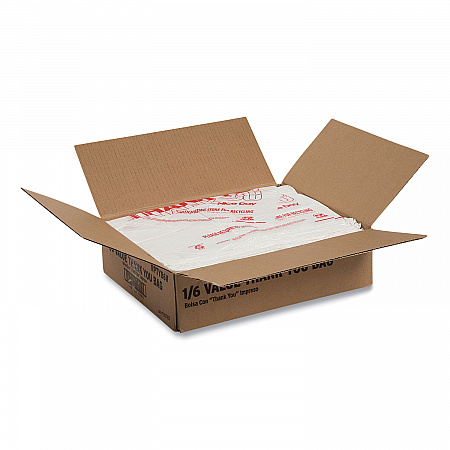 Thank You Bags, Thank You - Have a Nice Day Labeling, Cut-Out Handles, 11.5