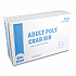 Heavyweight Poly Aprons, Crab Design, One Size Fits Most, White/Red, 500/Box, 5 Boxes/Carton (PB24)