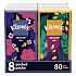 On The Go Packs Facial Tissues, 3-Ply, White, 10 Sheets/Pouch, 8 Pouches/Pack, 12 Packs/Carton (46651CT)