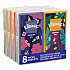 On The Go Packs Facial Tissues, 3-Ply, White, 10 Sheets/Pouch, 8 Pouches/Pack, 12 Packs/Carton (46651CT)