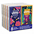 On The Go Packs Facial Tissues, 3-Ply, White, 10 Sheets/Pouch, 8 Pouches/Pack (46651PK)
