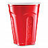 Squared Plastic Party Cups, 18 oz, Red, 240/Carton (SQ182020004)