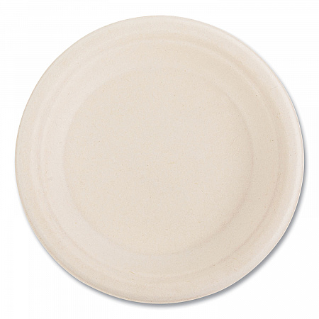 Bagasse PFAS-Free Dinnerware, Plate, Sugarcane, 6