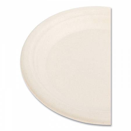 Bagasse PFAS-Free Dinnerware, Plate, Sugarcane, 6