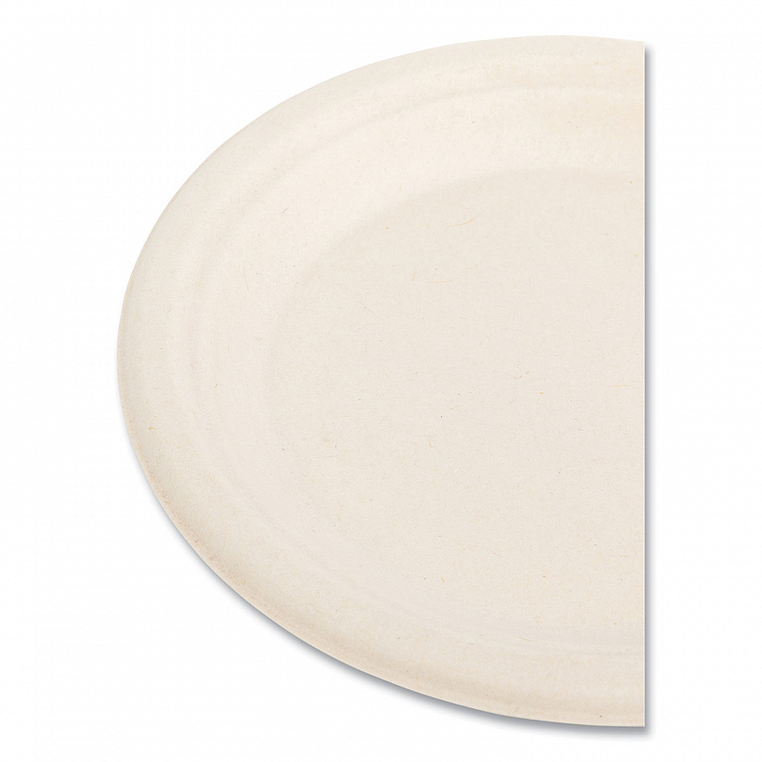 Bagasse PFAS-Free Dinnerware, Plate, Sugarcane, 6" dia, Tan, 1,000/Carton (PLATEWF6NPFA)