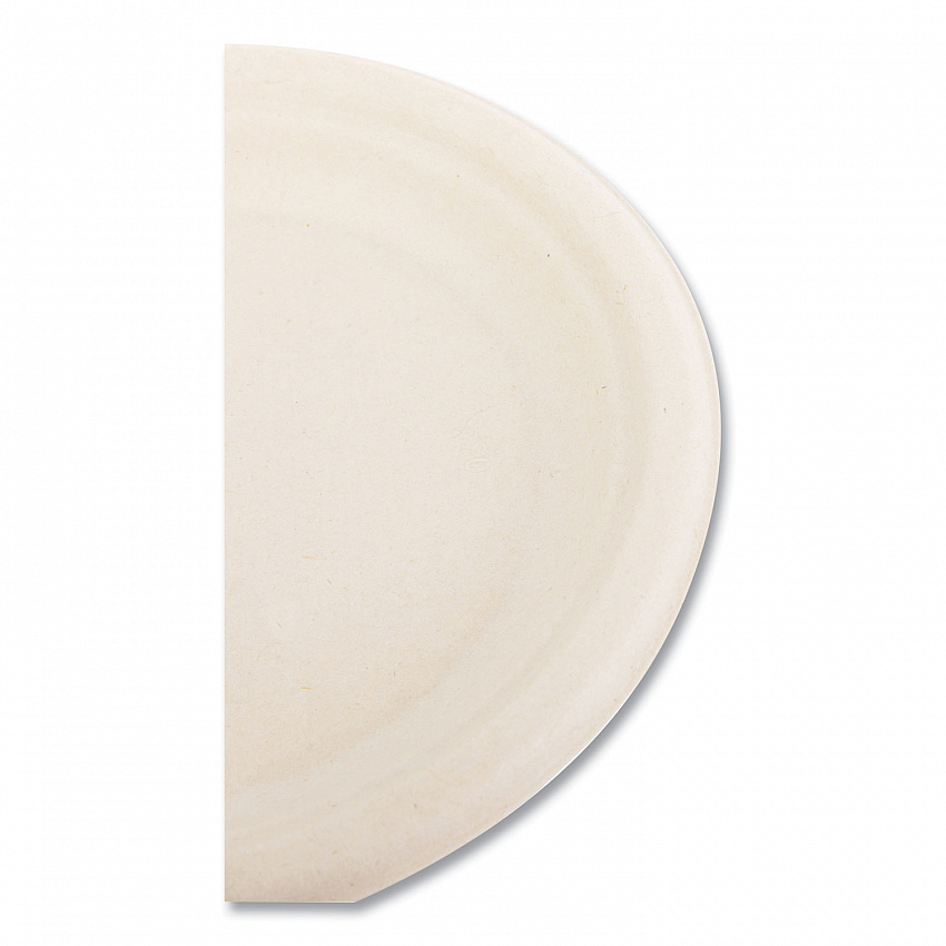 Bagasse PFAS-Free Dinnerware, Plate, Sugarcane, 6" dia, Tan, 1,000/Carton (PLATEWF6NPFA)