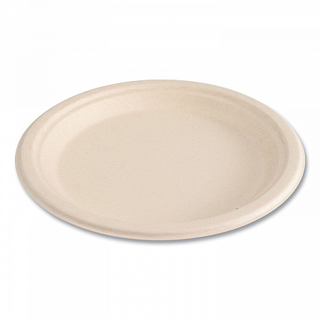 Bagasse PFAS-Free Dinnerware, Plate, Sugarcane, 9