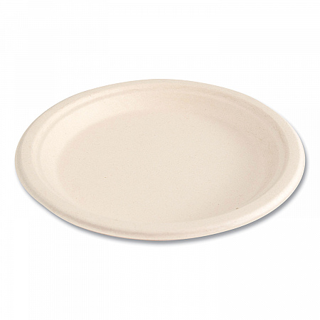 Bagasse PFAS-Free Dinnerware, Plate, Sugarcane, 9