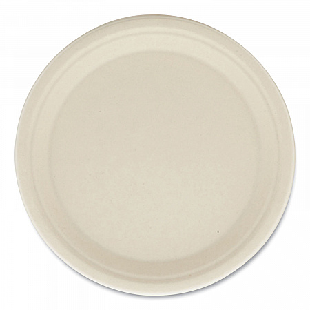 Bagasse PFAS-Free Dinnerware, Plate, Sugarcane, 10