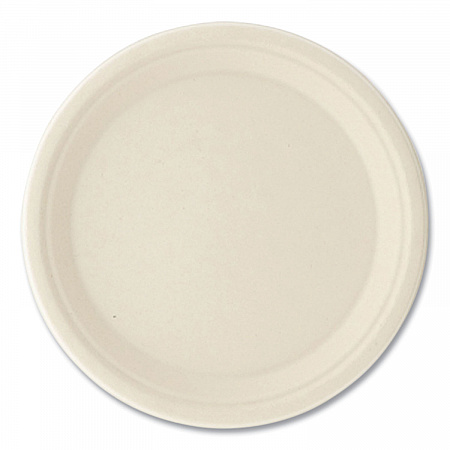 Bagasse PFAS-Free Dinnerware, Plate, Sugarcane, 10