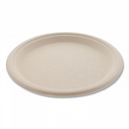 Bagasse PFAS-Free Dinnerware, Plate, Sugarcane, 10