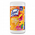 Disinfecting Wipes, 1-Ply, 7 x 7.25, Mango and Hibiscus, White, 80 Wipes/Canister (97181EA)
