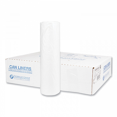 High-Density Commercial Can Liners, 56 gal, 14 mic, 43
