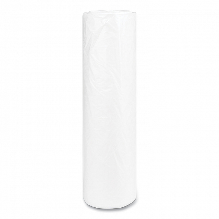 High-Density Commercial Can Liners, 56 gal, 14 mic, 43" x 48", Natural, Interleaved Roll, 25 Bags/Roll, 8 Rolls/Carton (S434814N)