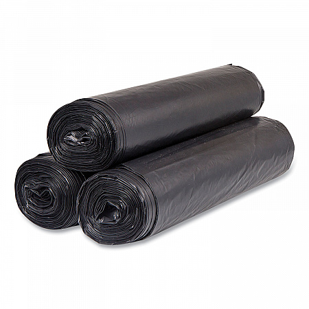 High-Density Commercial Can Liners, 56 gal, 22 mic, 43