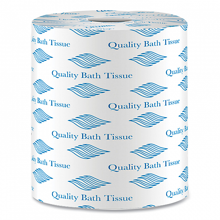 Bath Tissue, Septic Safe, 2 Ply, White, 500 Sheets/Roll, 96 Rolls/Carton (500)