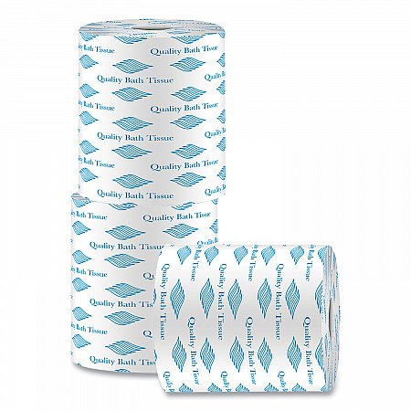 Bath Tissue, Septic Safe, 2 Ply, White, 500 Sheets/Roll, 96 Rolls/Carton (500)