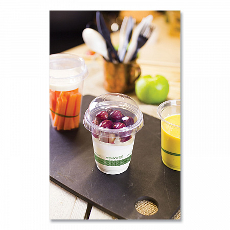 76-Series Cold Cup, 7 oz, Plastic, Clear/Green, 1,000/Carton (R200G)