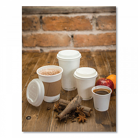 Kraft Hot Cup Sleeves, Fits Vegware 89-Series Hot Cups, Kraft, 1,000/Carton (Q2)
