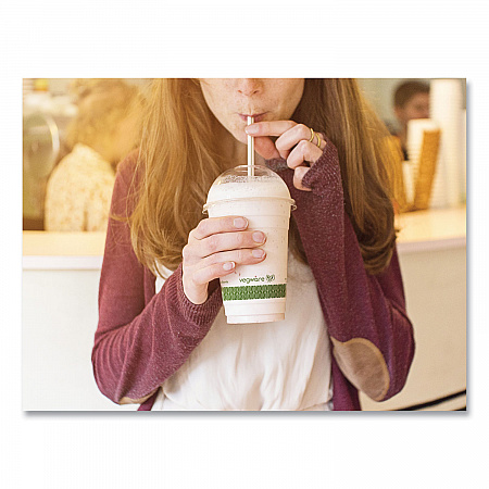 96-Series Cold Cup, 16 oz, Plastic, Clear/Green, 1,000/Carton (R500YG)