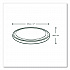 Round Deli Pot Lids, Compostable, For 8 oz to 32 oz Deli Containers, Clear, Plastic, 500/Carton (VDC120H)