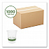 76-Series Cold Cup, 7 oz, Plastic, Clear/Green, 1,000/Carton (R200G)