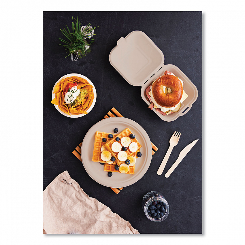 Nourish Molded Fiber Tableware, Compostable, Bowl, Sugarcane, 12 oz, White, 1,000/Carton (VWBL12NFA)