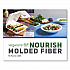 Nourish Molded Fiber Takeout Containers, Compostable, 7.9 x 7.9 x 2.9, White, Sugarcane, 200/Carton (VWHC81NFA)
