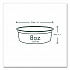Round Deli Pots, Compostable, 8 oz, 4.6