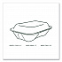 Nourish Molded Fiber Takeout Containers, Compostable, 6.1 x 9 x 2.9, Natural, Sugarcane, 200/Carton (VWHC96NFA)