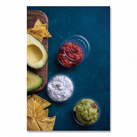Portion Pot Lids, Fits Vegware 2 oz to 4 oz Portion Pots, Plastic, Clear, 2,000/Carton (CF736)