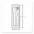 Cutlery Kits, Compostable, General Purpose, Fork/Knife/Napkin/Spoon, Plastic, White, 250/Carton (VWKFSWN)