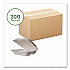 White Molded Fiber Clamshell Containers, Compostable, 3 Compartments, 9 x 18 x 2, White, Sugarcane, 200/Carton (WHBRG93HW)