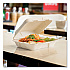 Nourish Molded Fiber Takeout Container, Compostable, 9 x 10 x 2, Natural, Sugarcane, 200/Carton (VWHC101NFA)