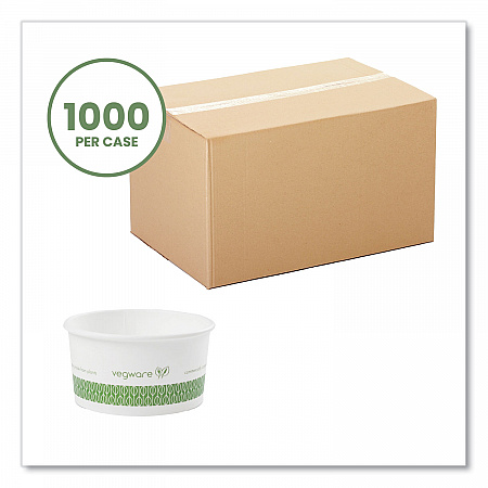 Soup Containers, Compostable, 6 oz, 3.5