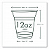96-Series Cold Cup, 12 oz, Plastic, Clear/Green, 1,000/Carton (R360YG)