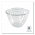 Renewable and Compostable Salad Bowls with Lids, 48 oz, Clear, Plastic, 150/Carton (EPSB48)