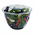 Renewable and Compostable Salad Bowls with Lids, 48 oz, Clear, Plastic, 150/Carton (EPSB48)
