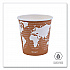 World Art Renewable and Compostable Hot Cups, 10 oz, Paper, Rust, 50/Pack, 20 Packs/Carton (EPBHC10WA)