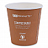 World Art Renewable and Compostable Hot Cups, 10 oz, Paper, Rust, 50/Pack, 20 Packs/Carton (EPBHC10WA)
