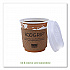 World Art Renewable and Compostable Hot Cups, 10 oz, Paper, Rust, 50/Pack, 20 Packs/Carton (EPBHC10WA)