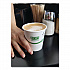 GreenStripe Renewable and Compostable Hot Cups, 12 oz, Paper, White/Green, 50/Pack, 20 Packs/Carton (EPBHC12GS)