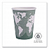 World Art Renewable and Compostable Hot Cups, 12 oz, Paper, Sage, 50/Pack, 20 Packs/Carton (EPBHC12WA)
